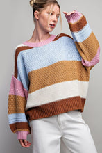 Load image into Gallery viewer, True To You Striped Sweater- 2 Colors Available