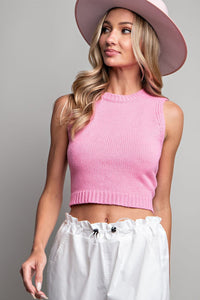 Hooked On You Cropped Tank Top-Multiple Colors Available