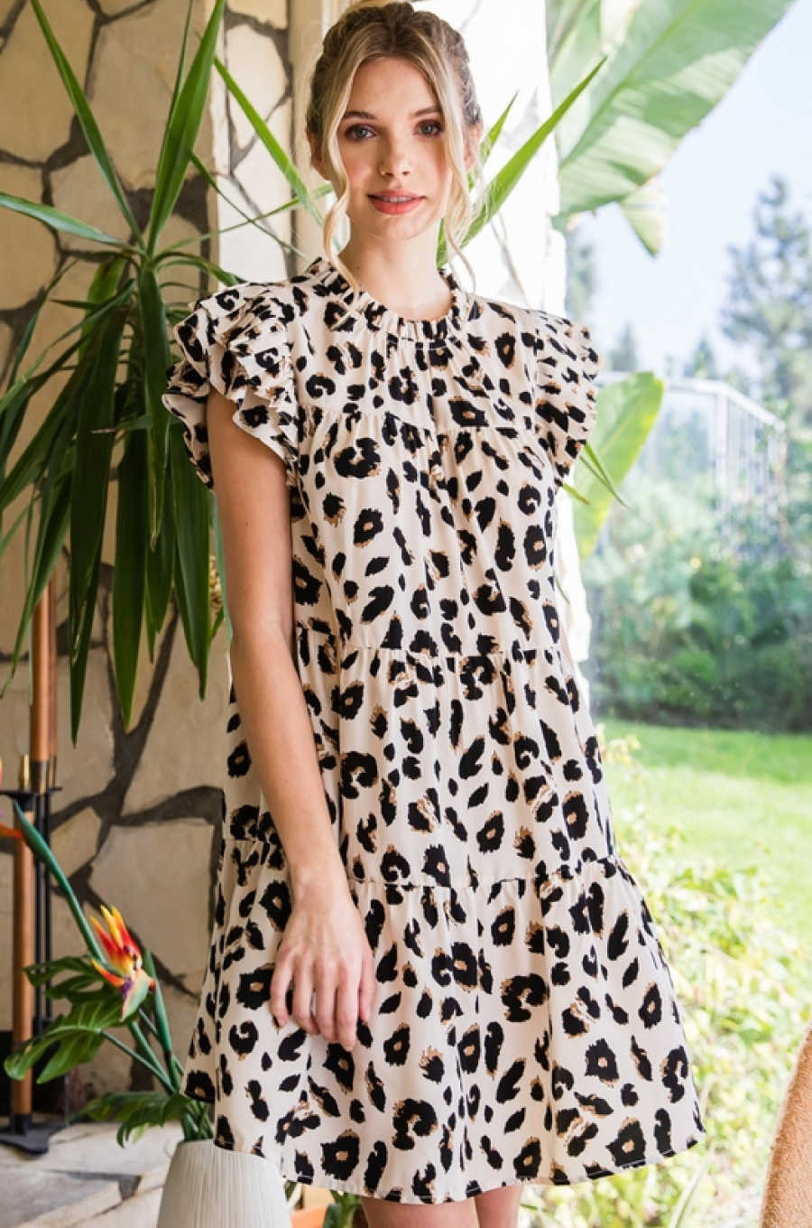 Just Feels Natural Leopard Dress