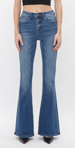 No Going Back Mid Rise Flare Jeans