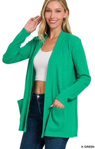 What I Want Is You Ribbed Cardigan-Multiple Colors Available