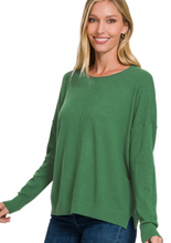 Load image into Gallery viewer, Easy Going Front Seam Sweater-Multiple Colors Available
