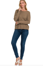 Load image into Gallery viewer, Easy Going Front Seam Sweater-Multiple Colors Available