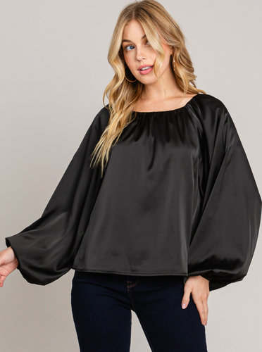 Simple and Classy Black Long Sleeve Top