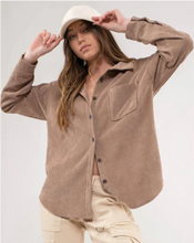 Load image into Gallery viewer, For What It&#39;s Worth Corduroy Shacket-Multiple Colors Available