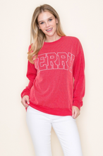 Load image into Gallery viewer, Merry Ribbed Long Sleeve-2 Colors-Matching Bottoms Available