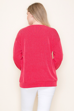 Load image into Gallery viewer, Merry Ribbed Long Sleeve-2 Colors-Matching Bottoms Available