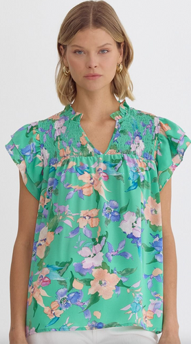 Spring Fling Floral Top