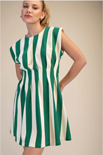 Load image into Gallery viewer, Not Going Anywhere Striped Dress