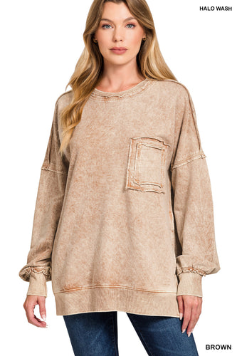 The Fadeaway Exposed Seam Pullover