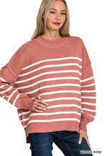 Load image into Gallery viewer, Warm Intentions Exposed Seam Sweater-2 Colors Available