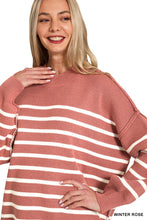 Load image into Gallery viewer, Warm Intentions Exposed Seam Sweater-2 Colors Available