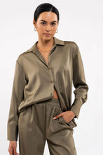 Load image into Gallery viewer, Fresh Style Satin Long Sleeve Top-Multiple Colors Available