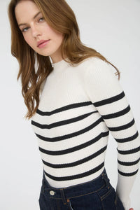Striking Stripes Long Sleeve Top