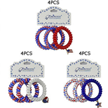 Load image into Gallery viewer, Patriotic Hair Ties-Set of 3