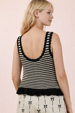 Load image into Gallery viewer, Thanks In Advance Stripe Ruffle Hem Top