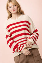 Load image into Gallery viewer, In Line With You Striped Sweater-Multiple Colors Available