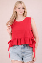 Load image into Gallery viewer, The Darling Detail Side Tie Top-Multiple Colors Available