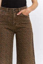 Load image into Gallery viewer, Wild About You Leopard Wide Leg Jeans