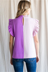 One Of A Kind Color Block Top