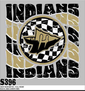 Haskell Indians Repeat Graphic Tee