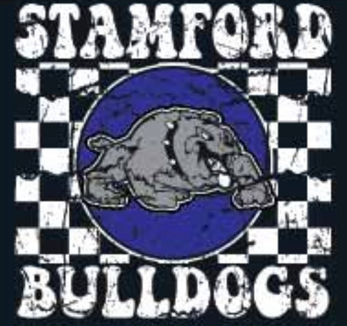 Stamford Bulldogs Bubble Font With Checks