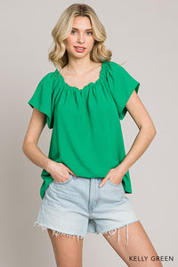 I'm Here For The Party Off Shoulder Top-3 Colors Available