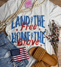 Load image into Gallery viewer, Land Of The Free Graphic Tee