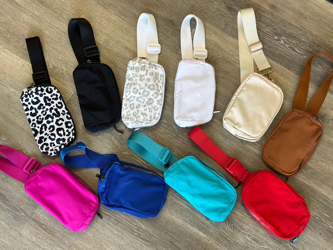 Nylon Waist Bag-Multiple Colors Available