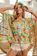 Load image into Gallery viewer, Festive Florals Top