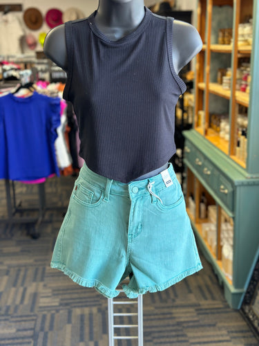 Judy Blue Totally Obsessed Fray Hem Shorts