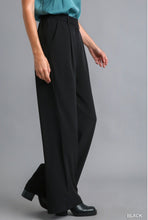 Load image into Gallery viewer, Classy Black Wide Leg Pants
