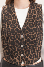 Load image into Gallery viewer, Wildly Yours Leopard Vest