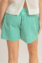 Load image into Gallery viewer, Striped Elastic Waist Shorts-Multiple Colors Available