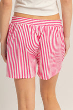 Load image into Gallery viewer, Striped Elastic Waist Shorts-Multiple Colors Available