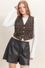 Load image into Gallery viewer, Wildly Yours Leopard Vest