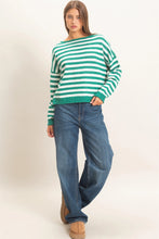 Load image into Gallery viewer, Striped Darling Off The Shoulder Long Sleeve