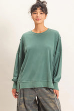 Load image into Gallery viewer, The Chill Raw Edged Sweatshirt