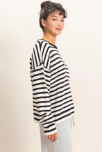 Load image into Gallery viewer, Right With A Stripe Sweater