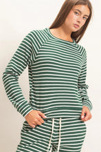 Load image into Gallery viewer, Everyday Stripe Waffle Long Sleeve Top