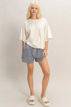 Load image into Gallery viewer, Striped Elastic Waist Shorts-Multiple Colors Available