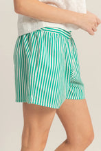 Load image into Gallery viewer, Striped Elastic Waist Shorts-Multiple Colors Available