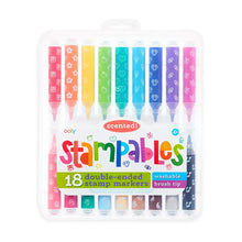 Load image into Gallery viewer, Stampables Double Ended Scented Markers-set of 18