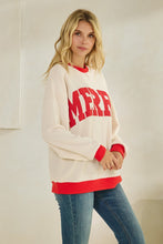 Load image into Gallery viewer, Merry Cloudy Knit Ringer Long Sleeve