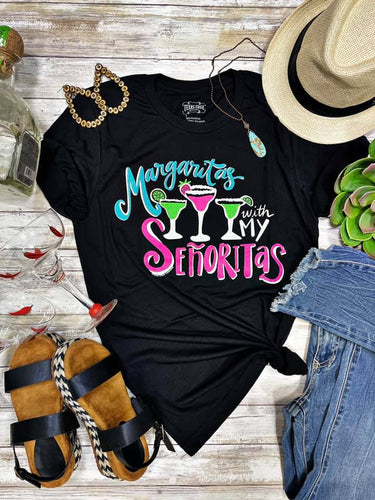 Margaritas With My Senoritas Graphic Tee