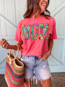 Floral MOM Graphic Tee