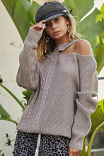 Load image into Gallery viewer, Camila Taupe Gray Sweater