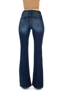 Albany Mid Rise Flare Jeans