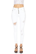 Load image into Gallery viewer, Aspermont High Rise Ankle Skinny Jeans-Black and White Available