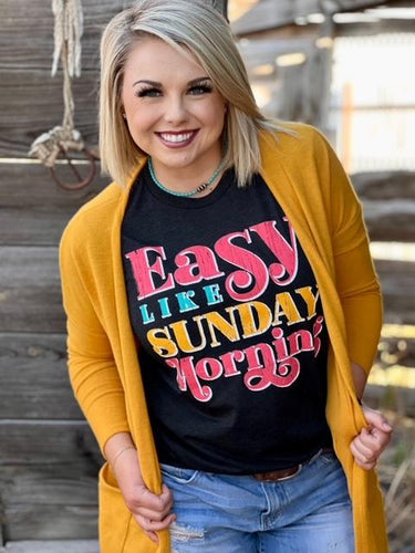 Easy Like Sunday Morning Graphic Tee